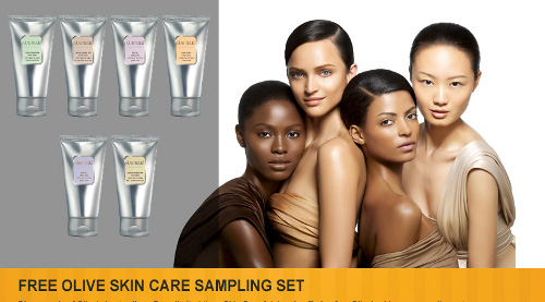amostra gratis olive skin care